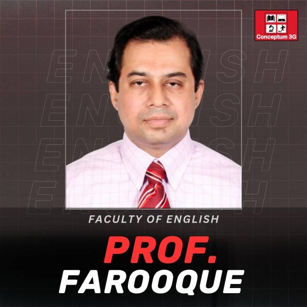 Professor Farooque for English Conceptum 3g Coaching Center Gulshan